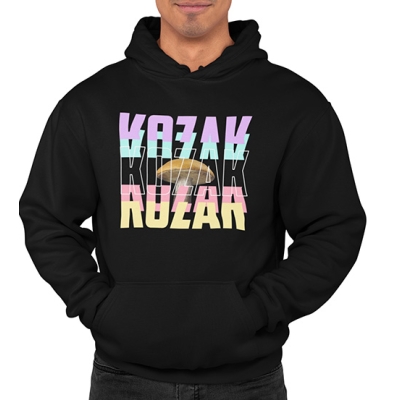 BLUZA Z KAPTUREM grzybowa KOZAK